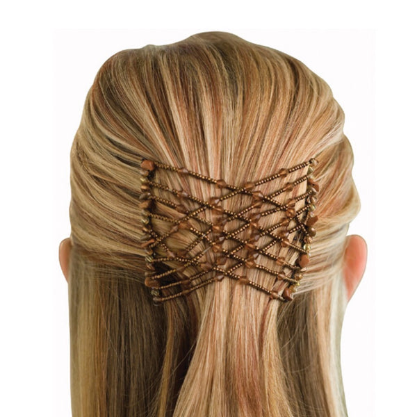 Beaded Super Hair Comb 2pc Set