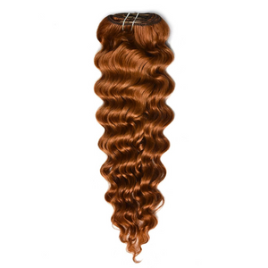 #350 Autumn Red Synthetic Deep Wave