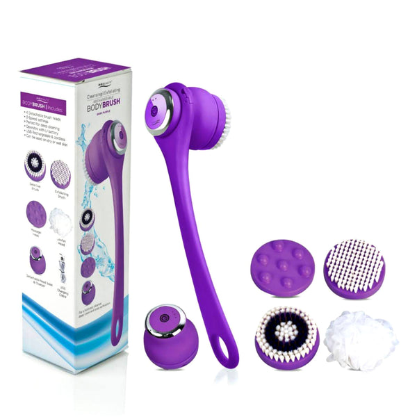 Deep Purple Cleansing & Exfoliating Body Brush