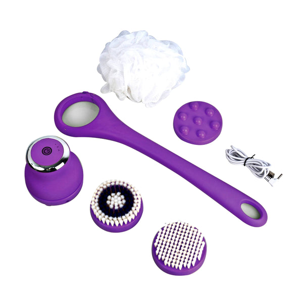 Deep Purple Cleansing & Exfoliating Body Brush